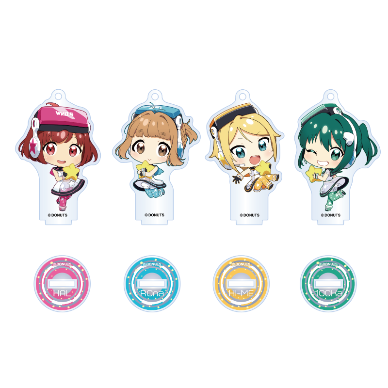 スタンド付きアクリルキーホルダー