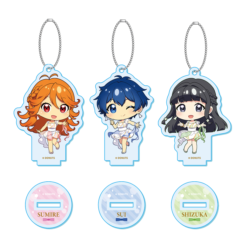 スタンド付きアクリルキーホルダー